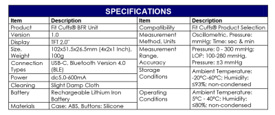 An image featuring the BFR Unit, delineating comprehensive technical specifications, presenting a comparison chart, dimensions, components breakdown, and usage scenarios for enhanced accessibility and search engine comprehension on the specification page