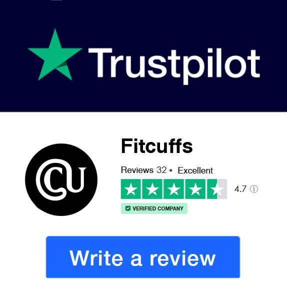 Fit Cuffs Reviews at Trustpilot - Excellent 97% - 5 stars review. That is 32 reviews in total